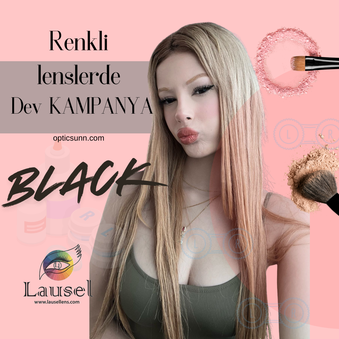 Black Renkli lens