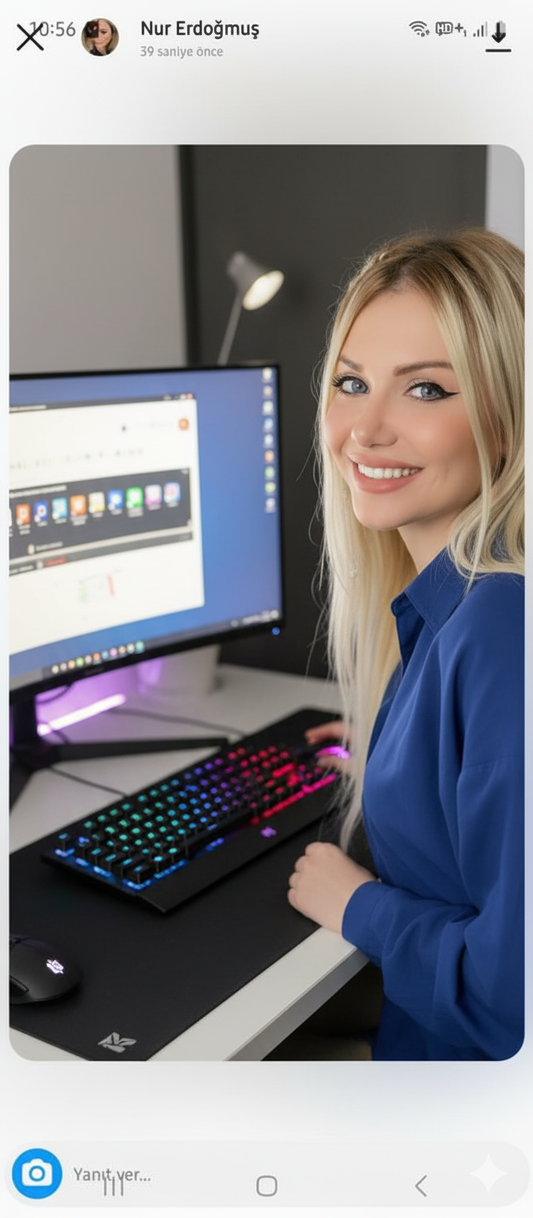 Harelı Mavi Lens (Fire Blue): Doğal ve Çarpıcı Göz Rengi Değişimi