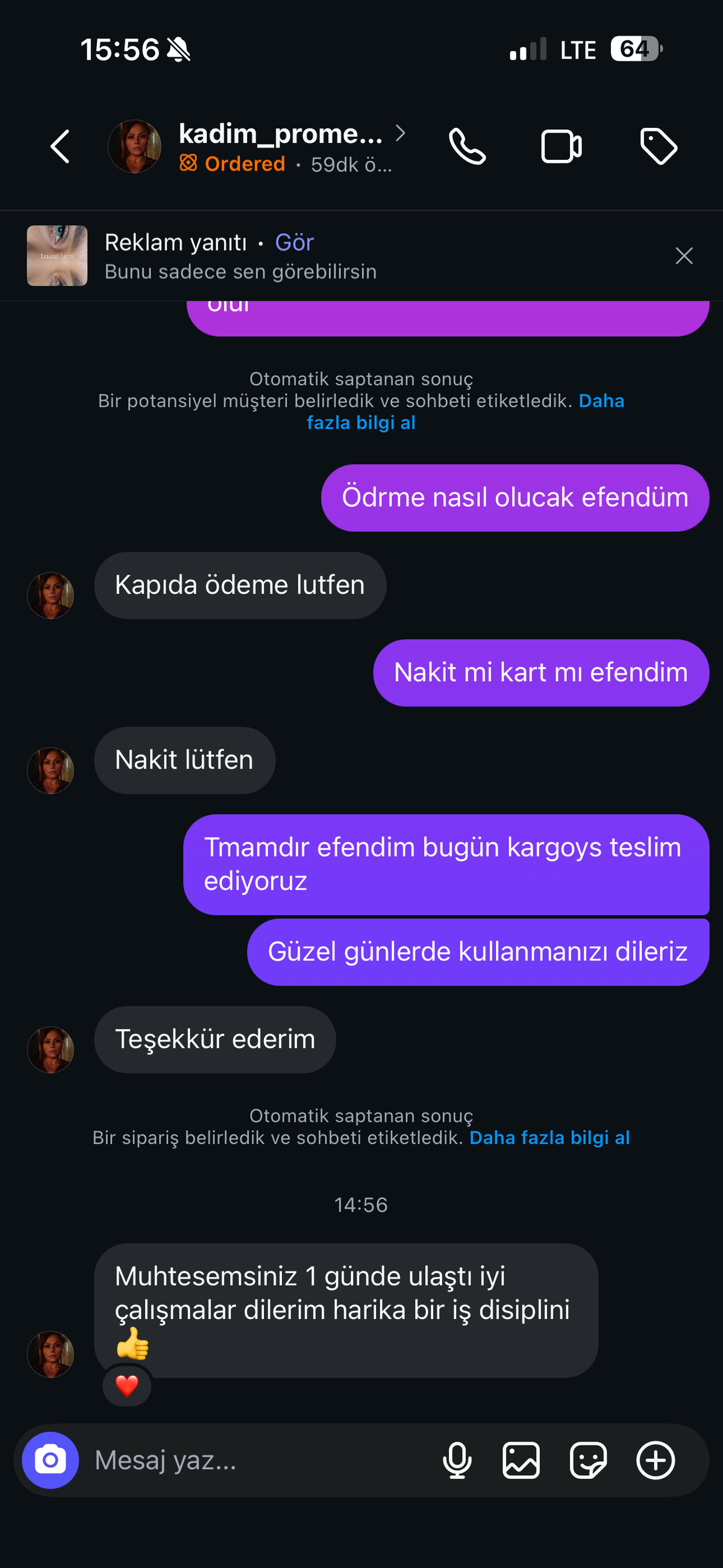 Hızlı ve Sorunsuz Hizmet