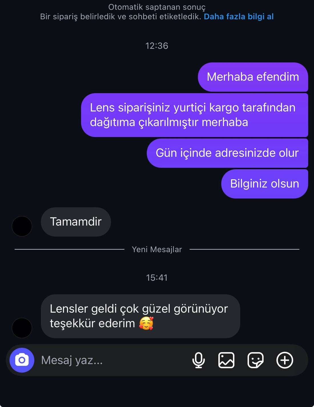 Güvenilir firma. Hızlı teslimat