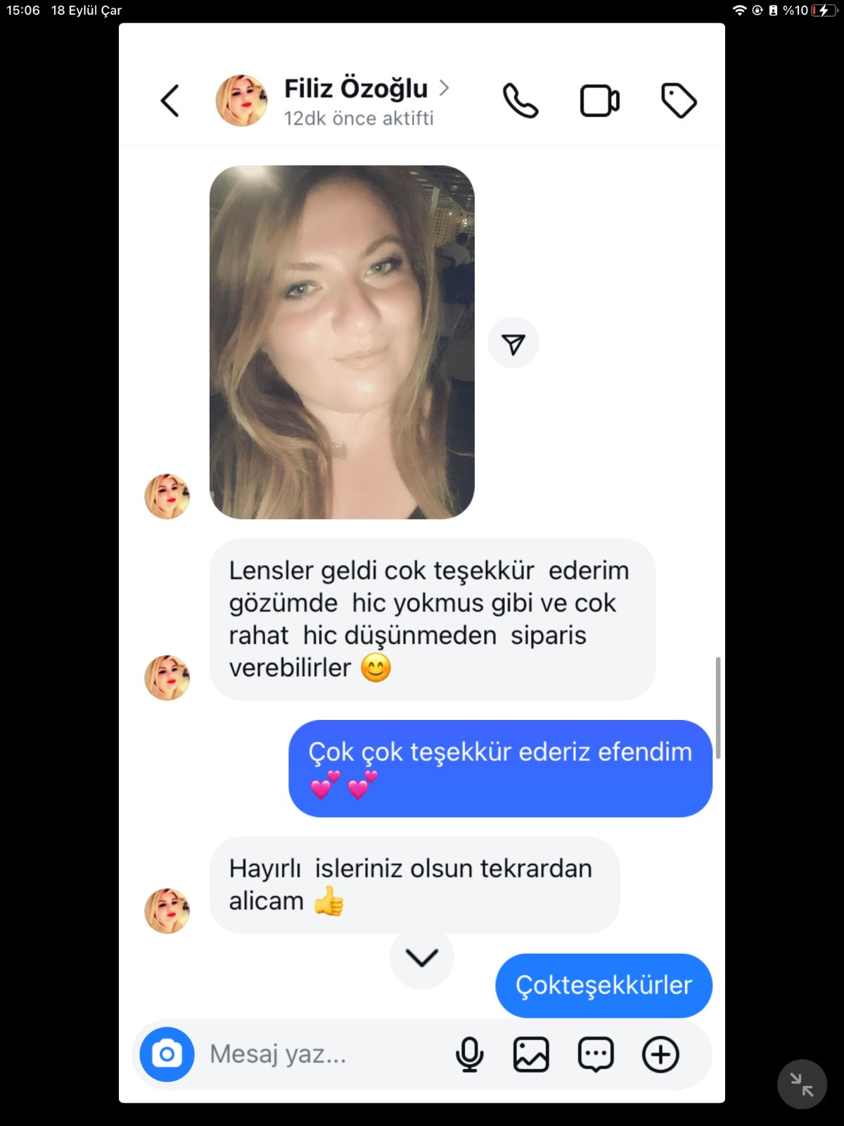 Müşteri memnuniyeti