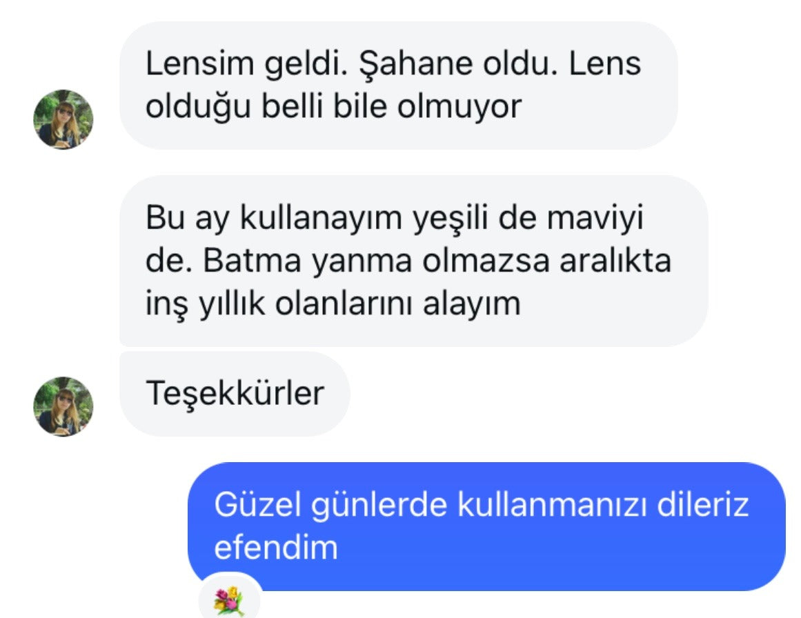 Müşteri memnuniyeti ve lens kalitesi