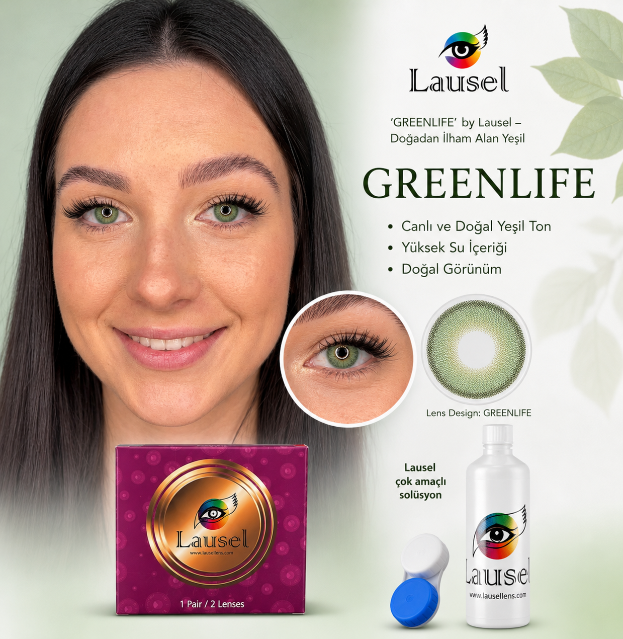 Green Life Renkli Lens: Doğal Yeşil Gözlerin Sırrı